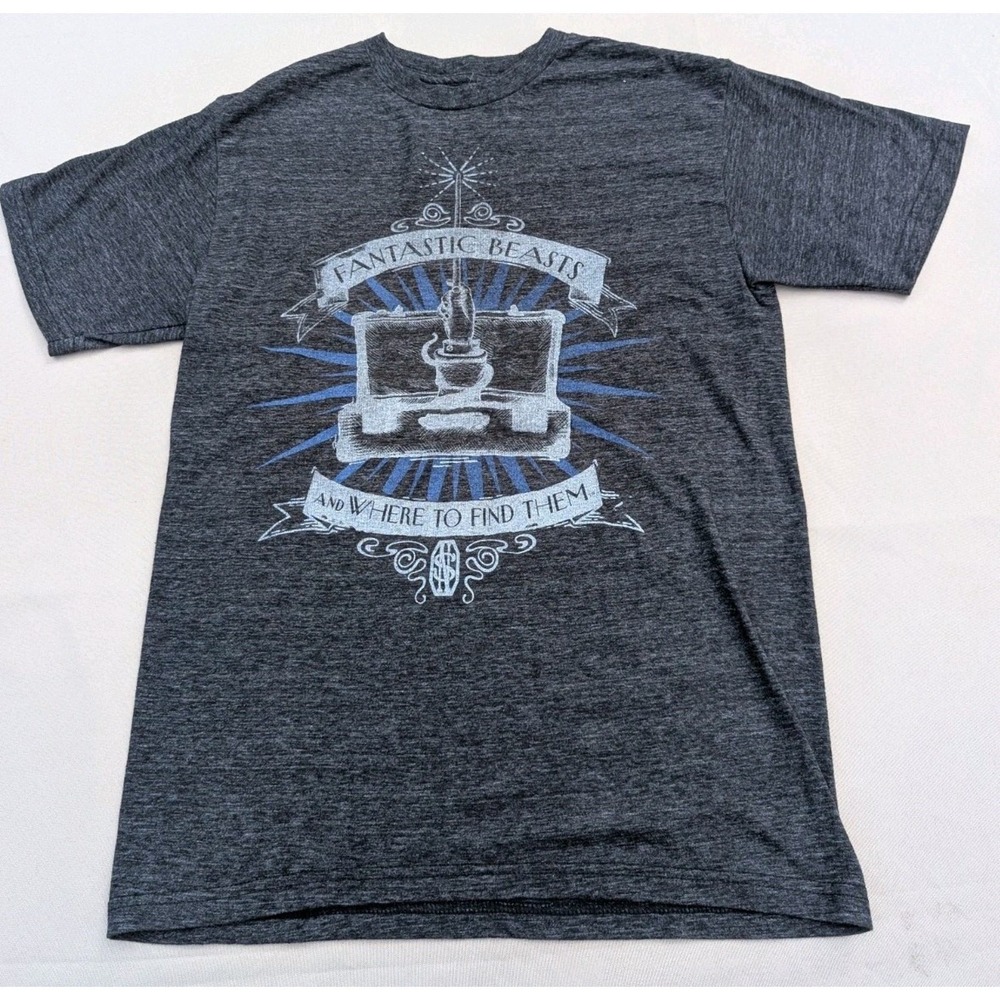 Men's Fantastic Beast Charcoal T-Shirt -‎ Small Harry Potter Universe Movie Tee